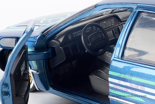 Motormax Get Low - Chevrolet® Caprice™ Lowrider (1993, 1/24 scale diecast model car, Blue) 79022WLBU