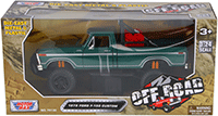 Motormax Off Road - Ford F-150 Custom Pickup Truck (1979, 1/24 scale diecast model car, Green) 79138GN