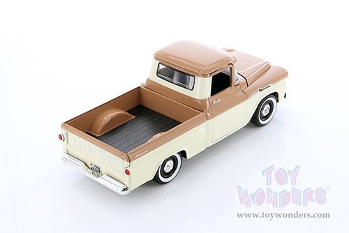Showcasts Collectibles - Chevy&reg; Apache Fleetside Pickup Truck (1958, 1/24 scale diecast model car, Brown/Beige) 79311AC/BB