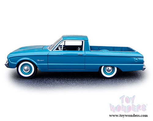 Motormax - Ford Ranchero Pickup Truck (1960, 1/24 scale diecast model car, Blue) 79321AC/BU