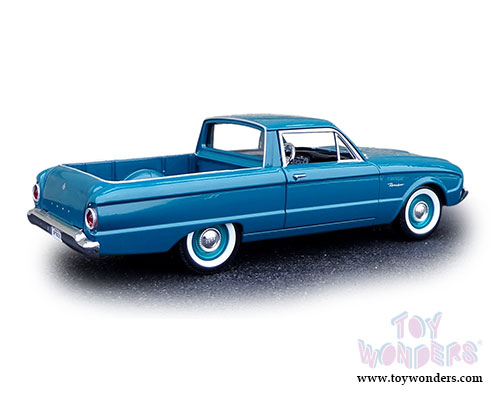 Motormax - Ford Ranchero Pickup Truck (1960, 1/24 scale diecast model car, Blue) 79321AC/BU