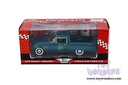 Showcasts Collectibles - Ford Ranchero Pickup Truck (1960, 1/24 scale diecast model car, Green) 79321AC/GN
