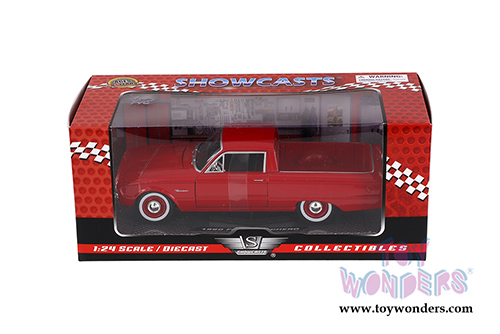 Showcasts® Collectibles - Ford Ranchero Pickup Truck (1960, 1/24 scale diecast model car, Red) 79321AC/R MAP: $22.99