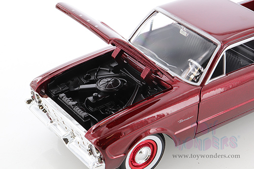 Showcasts Collectibles - Ford Ranchero Pickup Truck (1960, 1/24 scale diecast model car, Burgundy) 79321M/16D