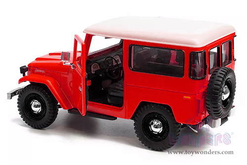 Motormax Platinum Collection - Toyota FJ40 (1/24 scale diecast model car, Red) 79323PTMR