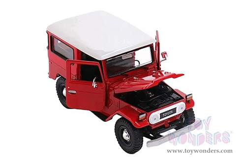 Motormax Platinum Collection - Toyota FJ40 (1/24 scale diecast model car, Red) 79323PTMR