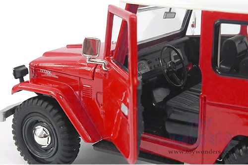 Motormax Platinum Collection - Toyota FJ40 (1/24 scale diecast model car, Red) 79323PTMR