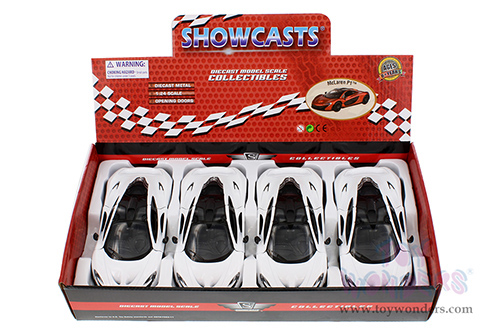 Showcasts Collectibles - McLaren P1&trade; Hardtop (1/24 scale diecast model car, White) 79325W/16D
