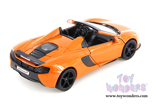 Showcasts Collectibles - McLaren 650S Spider Convertible (1/24 scale diecast model car, Asstd.) 79326/16D