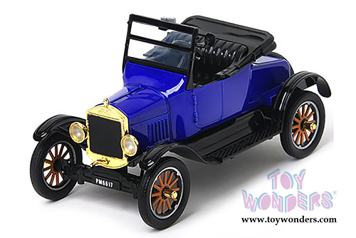 Motormax Platinum Collection - Ford Model T Runabout Convertible (1925, 1/24 scale diecast model car, Blue) 79327PTM