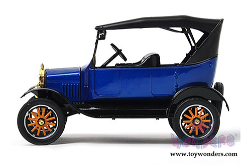 Motormax Platinum Collection - Ford Model T Runabout Convertible (1925, 1/24 scale diecast model car, Blue) 79327PTM