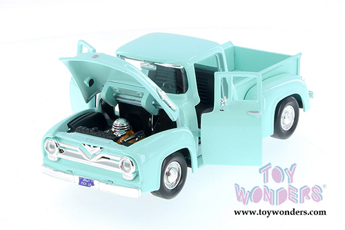 Showcasts Collectibles - Ford F-100 Pickup Truck (1955, 1/24 scale diecast model car, Asstd.) 79341/16D
