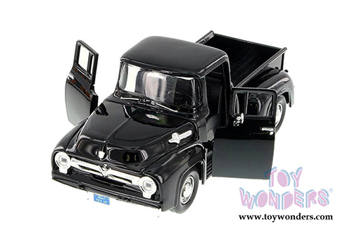 Showcasts Collectibles - Ford F-100 Pickup Truck (1955, 1/24 scale diecast model car, Black) 79341AC/BK