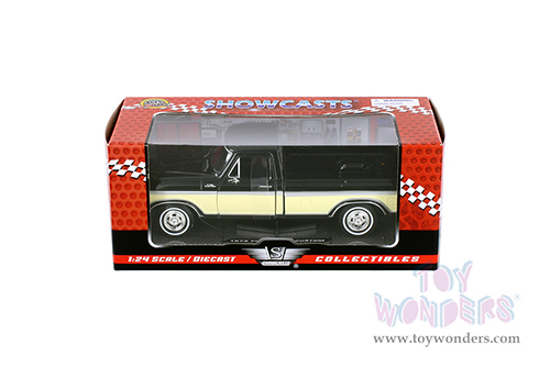 Showcasts Collectibles - Ford F-150 Custom Pickup (1979, 1/24 scale diecast model car, Black) 79346AC/BK