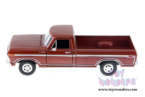 Motormax - Ford F-150 Custom Pickup (1979, 1/24 scale diecast model car, Burgundy) 79346AC/BR