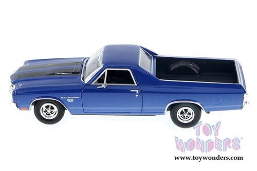 Motormax - Chevy El Camino&trade; SS 396 Hardtop (1970, 1/24 scale diecast model car, Blue) 79347AC/BU