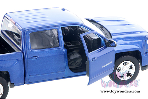 Showcasts Collectibles - Chevy&reg; Silverado&trade; 1500 LT Z71 Crew Cab Truck (2017, 1/27 scale diecast model car, Asstd.) 79348/16D