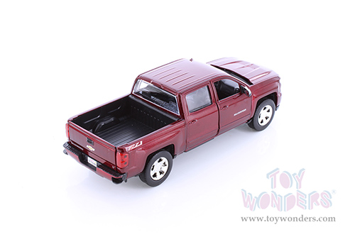 Showcasts Collectibles - Chevy&reg; Silverado&trade; 1500 LT Z71 Crew Cab Truck (2017, 1/27 scale diecast model car, Red) 79348R/16D