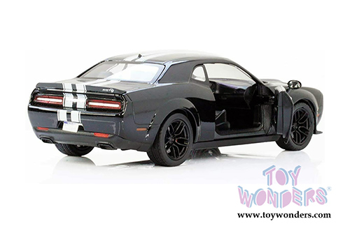 Showcasts Collectibles - Dodge Challenger SRT Hellcat Widebody Hardtop (2018, 1/24 scale diecast model car, Black) 79350BK