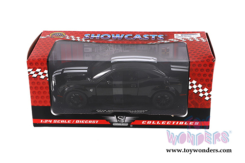 Showcasts Collectibles - Dodge Challenger SRT Hellcat Widebody Hardtop (2018, 1/24 scale diecast model car, Black) 79350BK