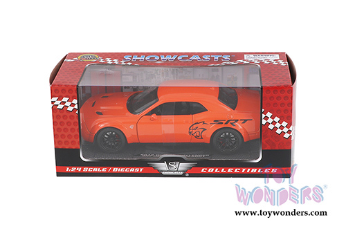 Showcasts Collectibles - Dodge Challenger SRT Hellcat Widebody Hardtop (2018, 1/24 scale diecast model car, Orange) 79350OR