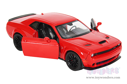 Showcasts Collectibles - Dodge Challenger SRT Hellcat Widebody Hard Top (2018, 1/24 scale diecast model car, Tor Red) 79350TR