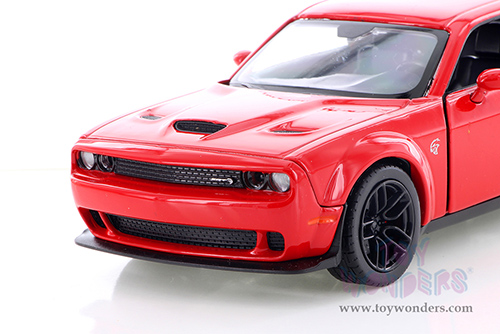 Showcasts Collectibles - Dodge Challenger SRT Hellcat Widebody Hard Top (2018, 1/24 scale diecast model car, Tor Red) 79350TR