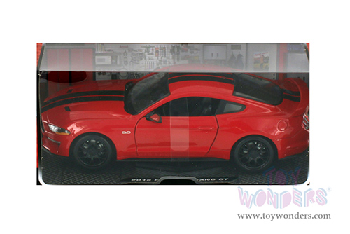 Showcasts Collectibles - Ford Mustang GT Hardtop (2018, 1/24 scale diecast model car, Red) 79352R