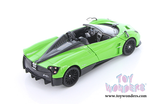 Showcasts Collectibles - Pagani Huayra Roadster (1/24 scale diecast model car, Green) 79354GN