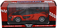Show product details for Showcasts Collectibles - McLaren Senna Hardtop (1/24 scale diecast model car, Trophy Mira) 79355M