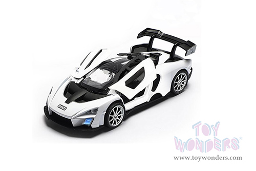 Showcasts Collectibles - McLaren Senna Hardtop (1/24 scale diecast model car, White) 79355WT