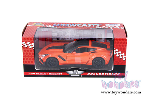 Showcasts&reg;  Collectibles - Chevrolet&reg; Corvette&reg; ZR1 Hardtop (2019, 1/24 scale diecast model car, Orange) 79356OR