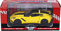 Showcasts  Collectibles - Chevrolet® Corvette® ZR1 Hardtop (2019, 1/24 scale diecast model car, Yellow) 79356YL
