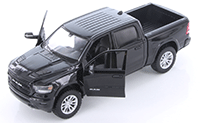 Show product details for Showcasts Collectibles - Dodge Ram 1500 Crew Cab Laramie Pickup Truck (2019, 1/24 scale diecast model car, Asstd.) 71357D MAP: $16.99