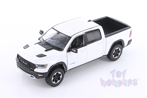 Showcasts Collectibles - Dodge Ram 1500 Crew Cab Laramie & Ram 1500 Crew Cab Rebel Pickup Trucks Assortment (2019, 1/27 scale diecast model car, Asstd.) 79357/8/16D