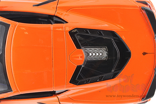 Showcasts  Collectibles - Chevrolet&reg; Corvette&reg; C8 Stingray Hardtop (2020, 1/24 scale diecast model car, Orange) 79360OR/16D