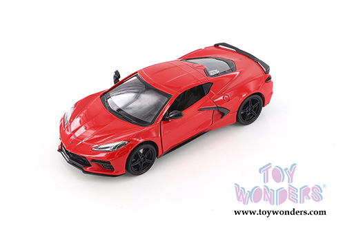 Showcasts  Collectibles - Chevrolet&reg; Corvette&reg; C8 Stingray Hardtop (2020, 1/24 scale diecast model car, Torch Red) 79360R