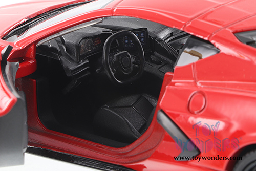 Showcasts  Collectibles - Chevrolet&reg; Corvette&reg; C8 Stingray Hardtop (2020, 1/24 scale diecast model car, Torch Red) 79360R