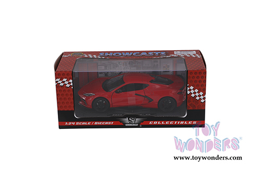 Showcasts  Collectibles - Chevrolet&reg; Corvette&reg; C8 Stingray Hardtop (2020, 1/24 scale diecast model car, Torch Red) 79360R