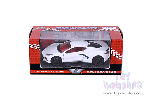 Showcasts  Collectibles - Chevrolet® Corvette® C8 Stingray Hardtop (2020, 1/24 scale diecast model car, White) 79360WH