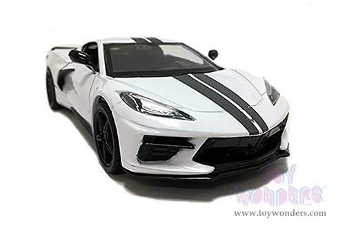 Showcasts  Collectibles - Chevrolet&reg; Corvette&reg; C8 Stingray Hardtop (2020, 1/24 scale diecast model car, White) 79360WHK