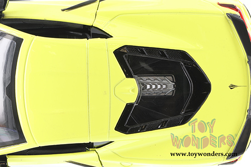 Showcasts®  Collectibles - Chevrolet® Corvette® C8 Stingray Hardtop (2020, 1/24 scale diecast model car, Yellow) 71360YL MAP: $22.99