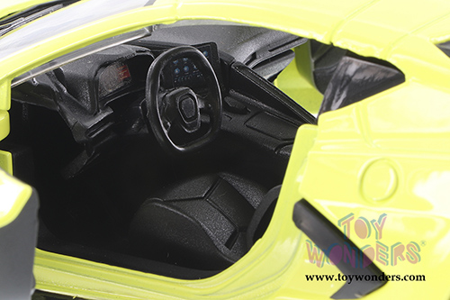 Showcasts®  Collectibles - Chevrolet® Corvette® C8 Stingray Hardtop (2020, 1/24 scale diecast model car, Yellow) 71360YL MAP: $22.99