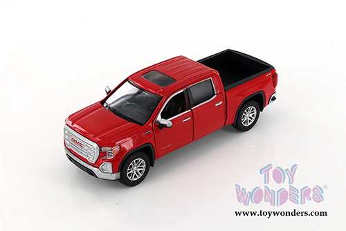 Showcasts Collectibles - GMC&reg; Sierra 1500 SLT Crew Cab Pickup Truck (2019, 1/27 scale diecast model car, Red) 79361R
