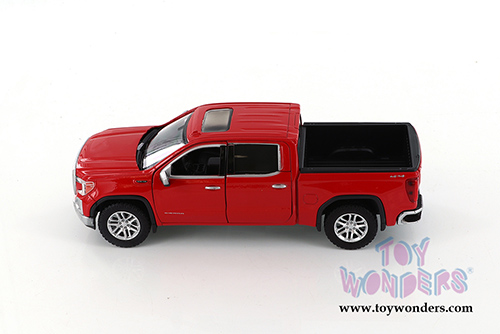Showcasts Collectibles - GMC&reg; Sierra 1500 SLT Crew Cab Pickup Truck (2019, 1/27 scale diecast model car, Red) 79361R