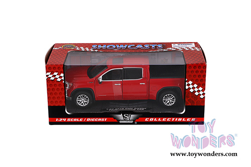 Showcasts Collectibles - GMC&reg; Sierra 1500 SLT Crew Cab Pickup Truck (2019, 1/27 scale diecast model car, Red) 79361R