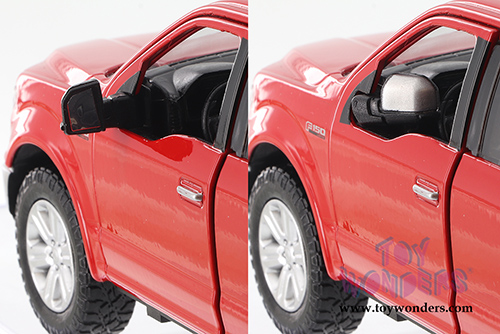 Showcasts Collectibles - Ford F-150 Lariat Crew Cab Pickup Truck (2019, 1/27 scale diecast model car, Asstd.) 79363/16D