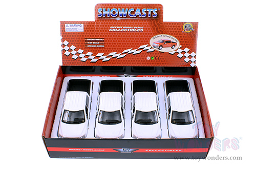 Showcasts Collectibles - Ford F-150 Lariat Crew Cab Pickup Truck (2019, 1/27 scale diecast model car, White) 79363WH/16D