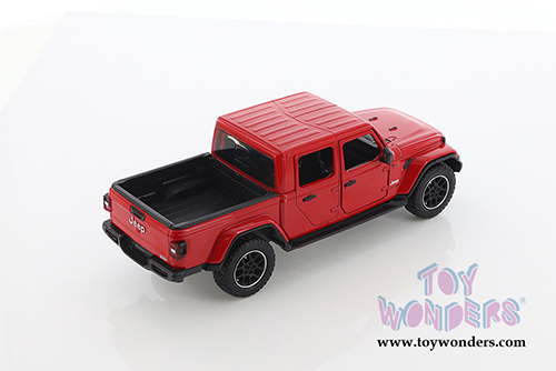 Showcasts Collectibles - Jeep&reg; Gladiator Overland (Closed Top) Pickup Truck (2021, 1/27 scale diecast model car, Red) 79365R