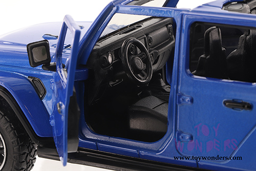 Showcasts Collectibles - Jeep&reg; Gladiator Overland (Open Top) Pickup Truck (2021, 1/27 scale diecast model car, Blue) 79367BU